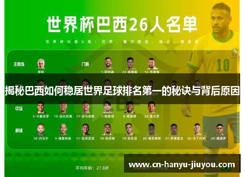 揭秘巴西如何稳居世界足球排名第一的秘诀与背后原因